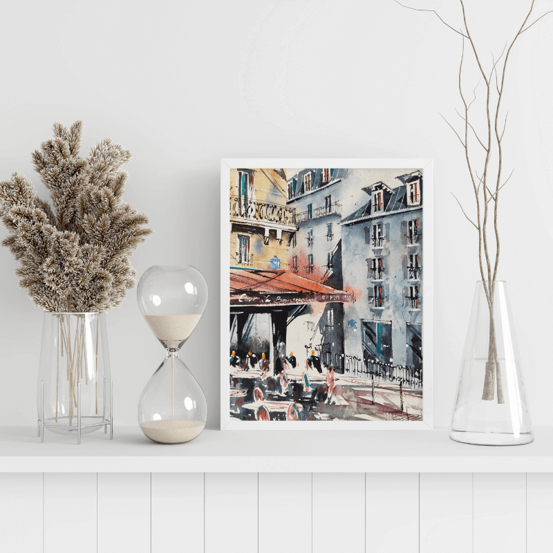 watercolor landscape